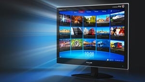 satellite tv screen tv screen with good signal