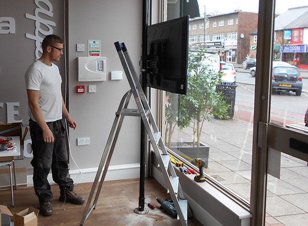 commercial tv wall mounting commercial tv wall mounting